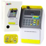 Žaislinis bankomatas-seifas su PIN kodu ir banko kortele