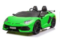 Žalias Lamborghini Aventador SX2028 akumuliatorinis automobilis