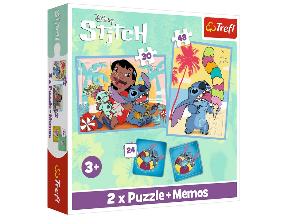 „Lilo ir Stičas“ 2in1 dėlionės ir atminties žaidimas Trefl